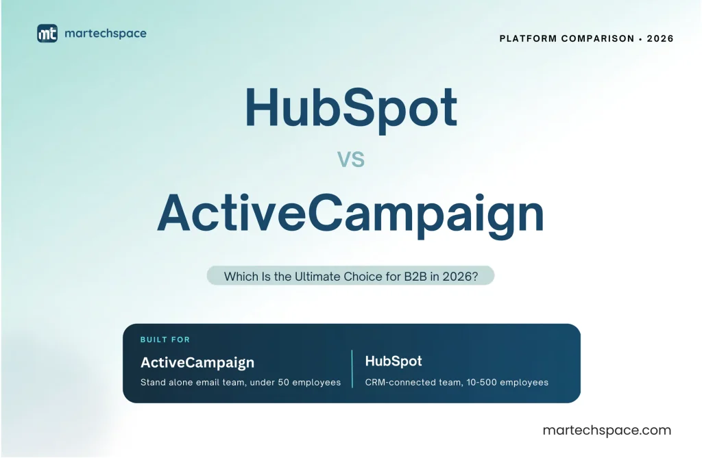 HubSpot vs. ActiveCampaign comparison for B2B teams in 2026